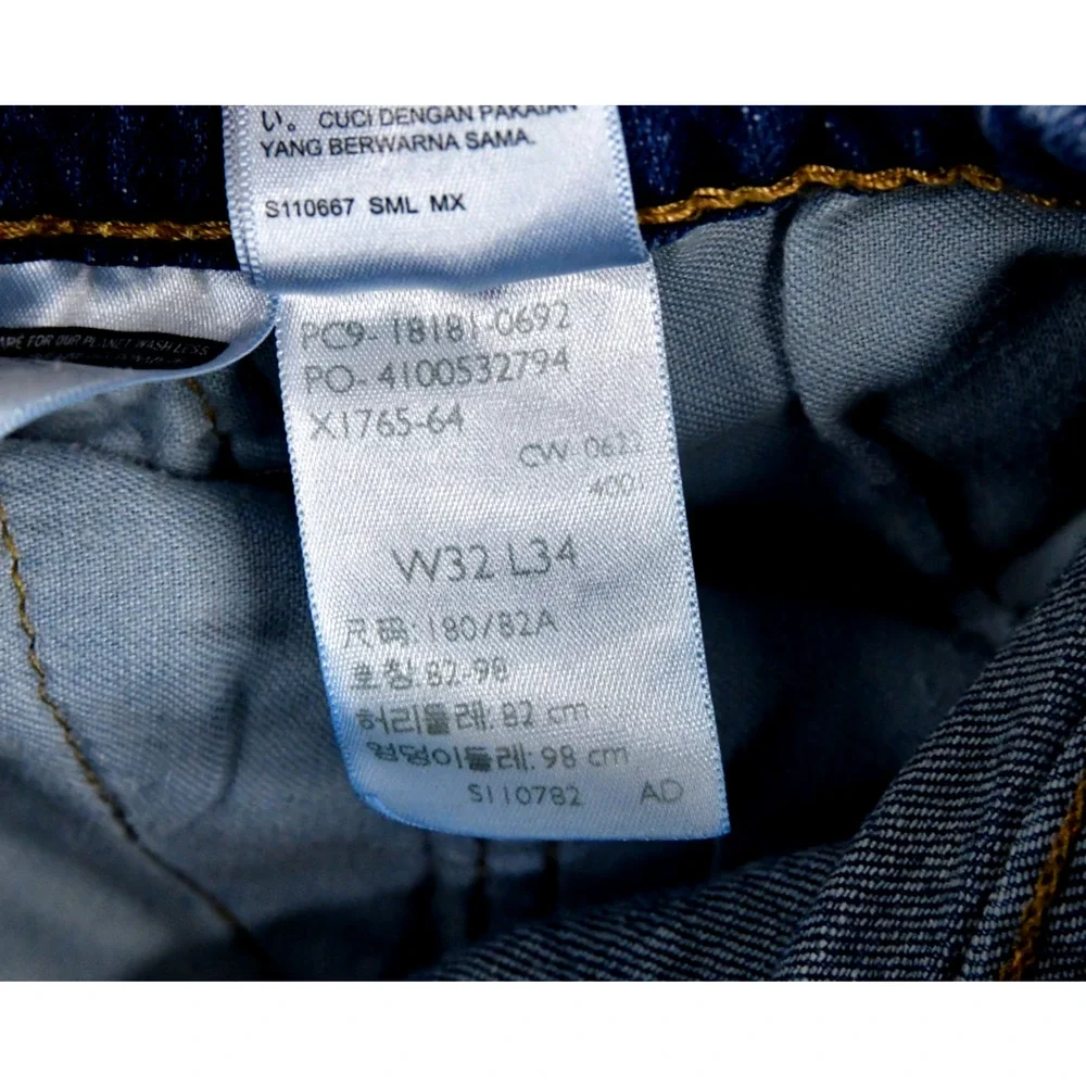 Levis Jeans 541 Mens 32x34 (30x31 Meas) Blue Denim